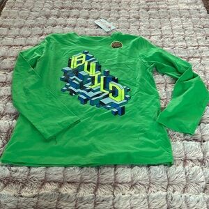 Cat & Jack long Sleeve top size small Glow in the Dark